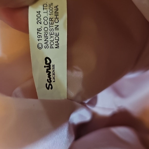 Hello Kitty Rare Pink Angel Stars & Moon Sanrio 2004 Plush Vintage Hand Bag - Picture 5 of 7